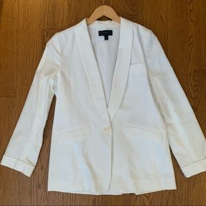 J Crew Unstructured Cotton/Linen Blazer